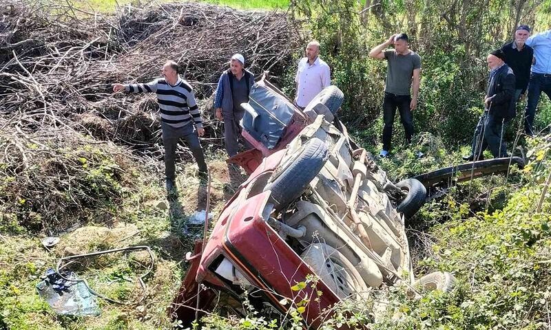 SAMSUN'UN VEZİRKÖPRÜ İLÇESİNDE MEYDANA