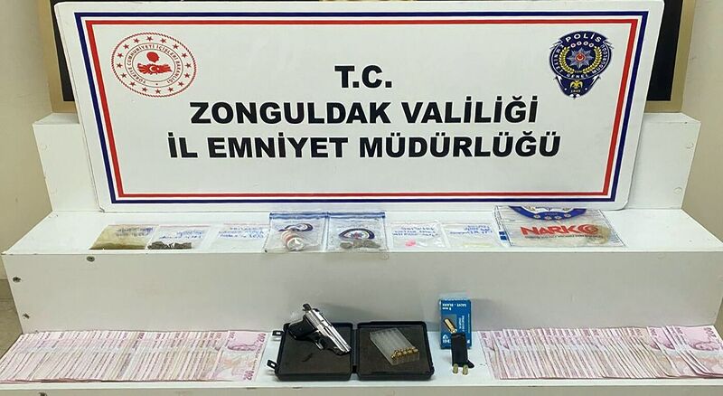 Zonguldak’ta uyuşturucu operasyonu: 4 gözaltı