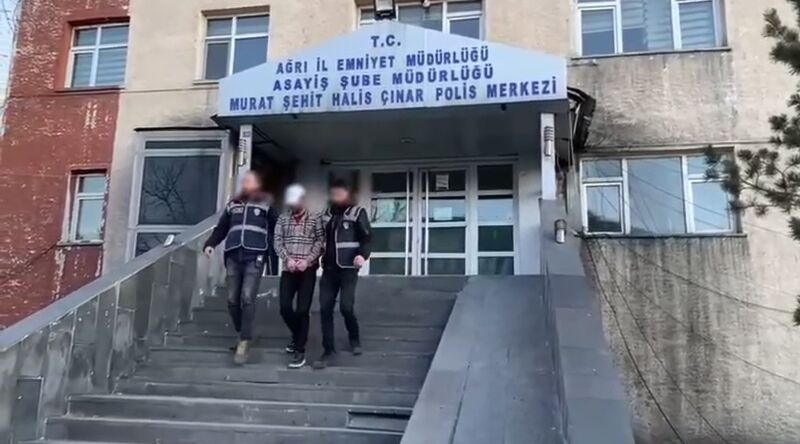 Ağrı’da 16 yıl hapis cezasıyla aranan şahıs yakalandı