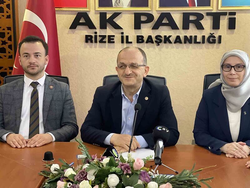 AK PARTİ RİZE İL BAŞKANI HİKMET AYAR, GÖREVİNDEN AFFINI İSTEDİĞİNİ