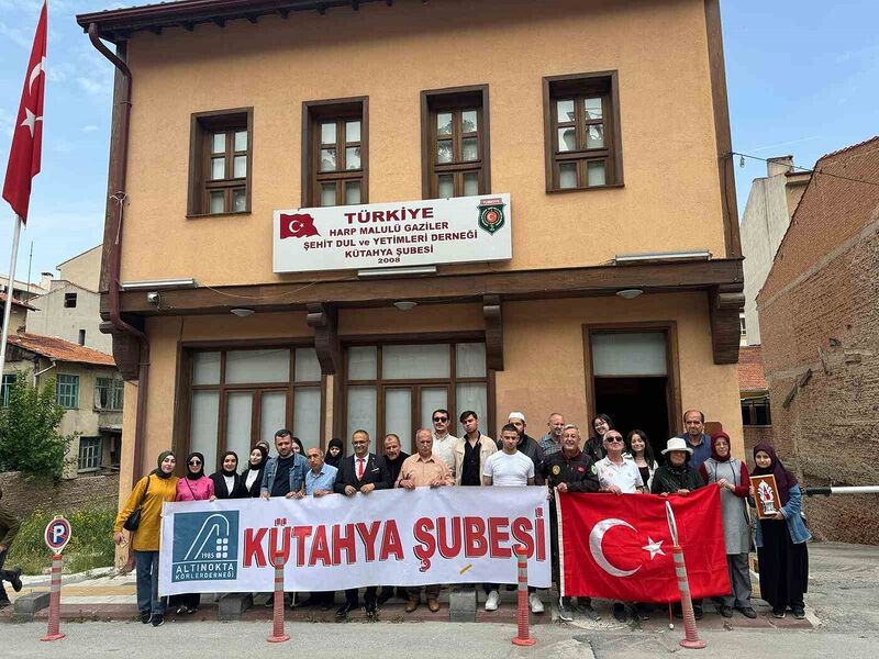 Altı Nokta Körler Derneği Kütahya Şubesinden anlamlı ziyaret