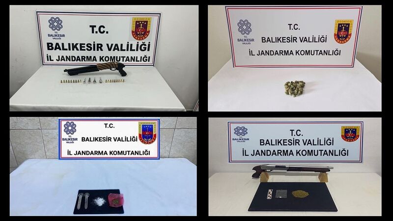 Balıkesir’de uyuşturucu operasyonu 7 gözaltı