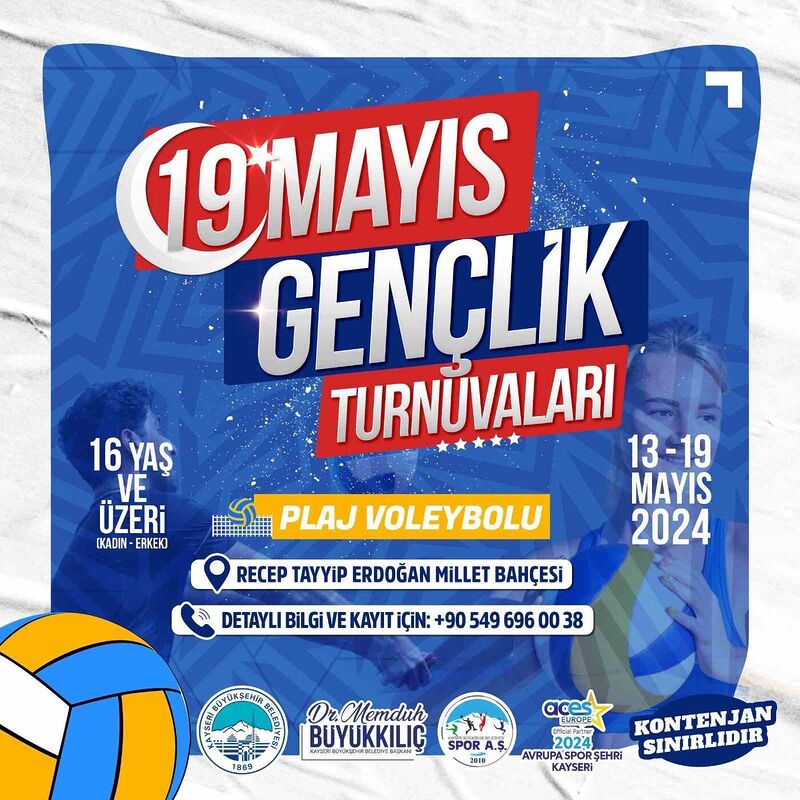 Büyükşehir’den 19 Mayıs’a özel “plaj voleybolu” turnuvası