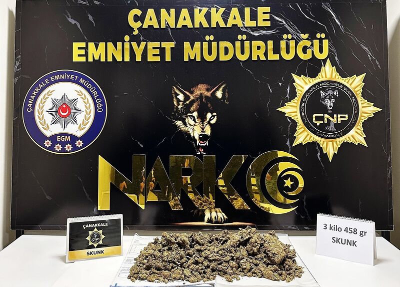 ÇANAKKALE’DE NARKOTİK SUÇLARLA MÜCADELE