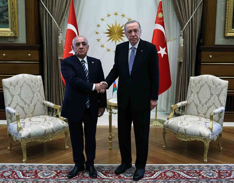 Cumhurbaşkanı Erdoğan, Azerbaycan Başbakanı Asadov’u kabul etti