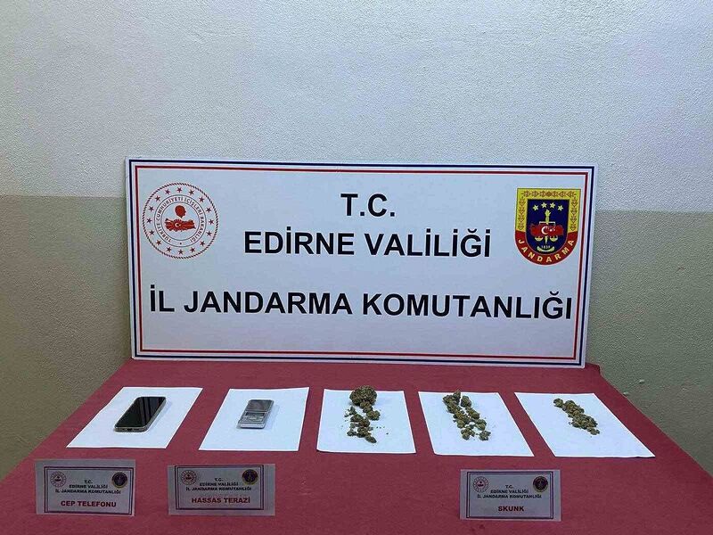 EDİRNE’DE UYUŞTURUCU MADDE HASSAS