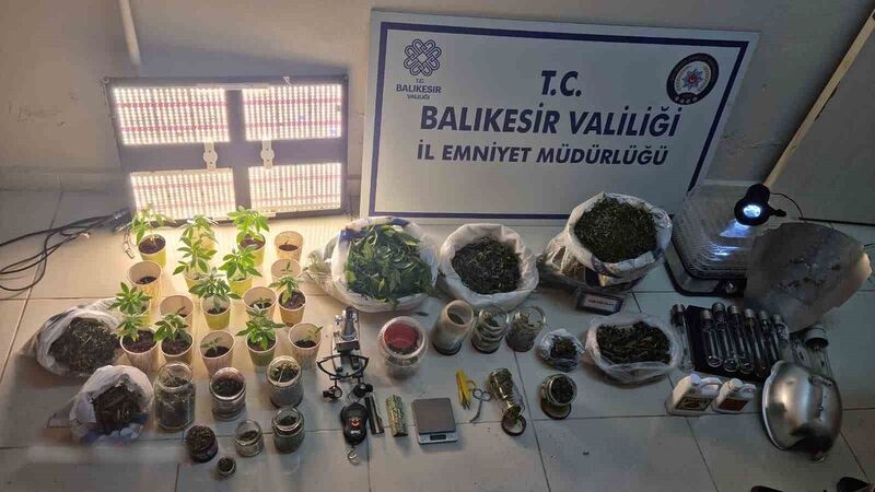 BALIKESİR’İN ERDEK İLÇESİNDE UYUŞTURUCU