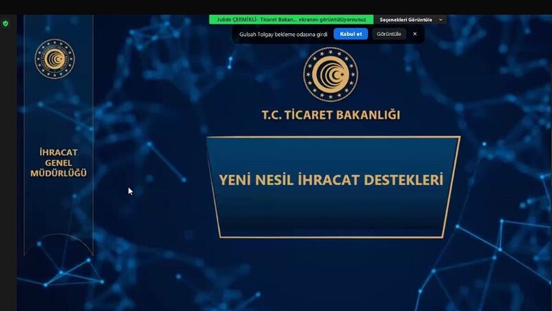 TİCARET BAKANLIĞI KOORDİNASYONU VE