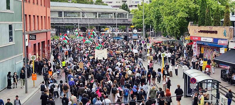 İsrail’in Refah’a yönelik saldırıları Berlin’de protesto edildi