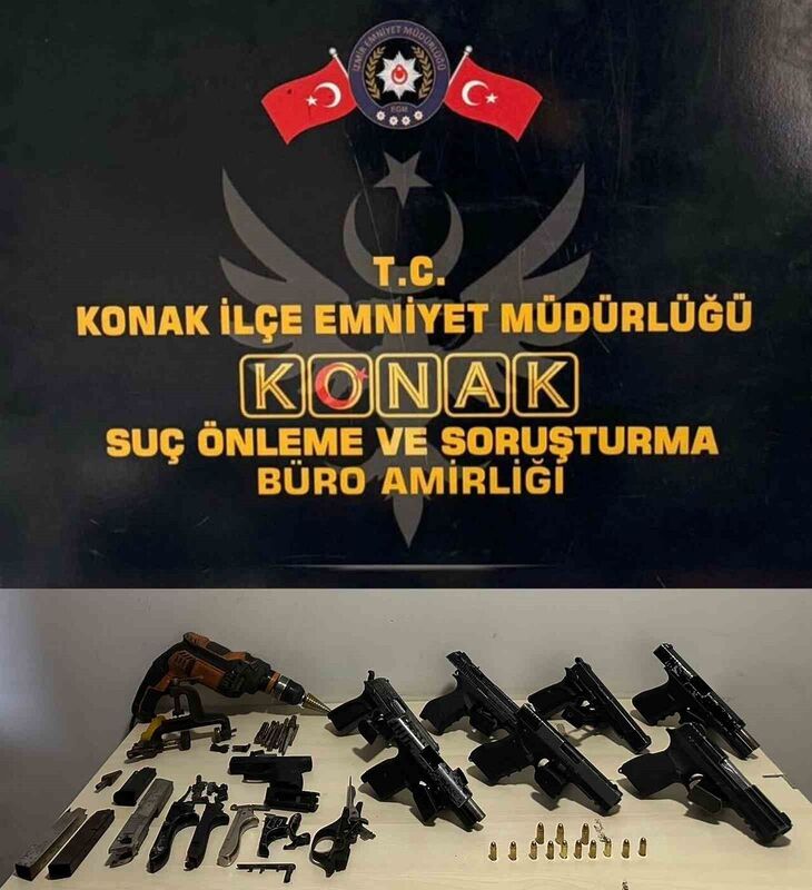 İZMİR'İN KONAK İLÇESİNDE KAÇAK