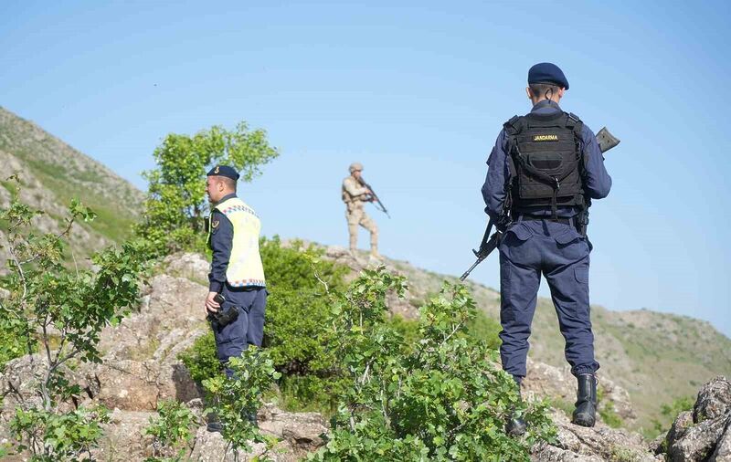 Jandarma ekipleri terörü bitirdikleri dağlarda şimdilerde ters lale nöbeti tutuyor