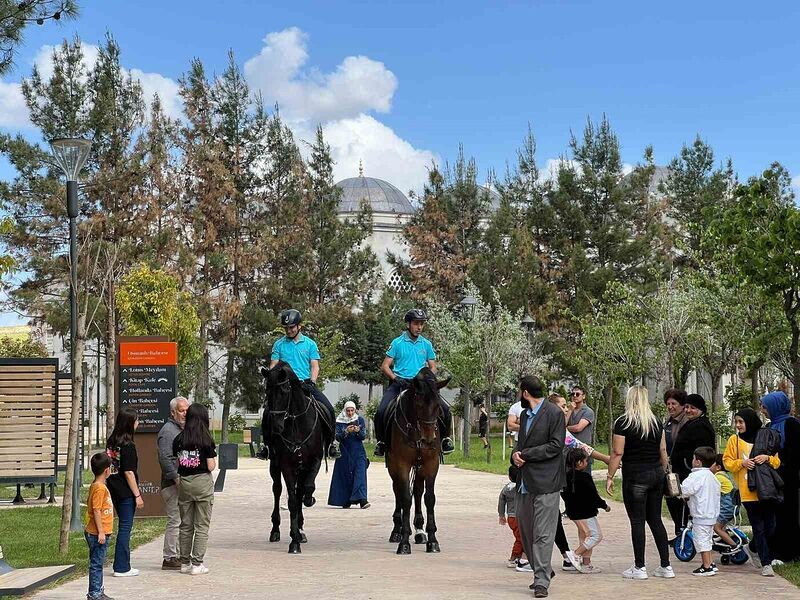 Jandarmanın atlı birliği Gaziantep’te görev başında