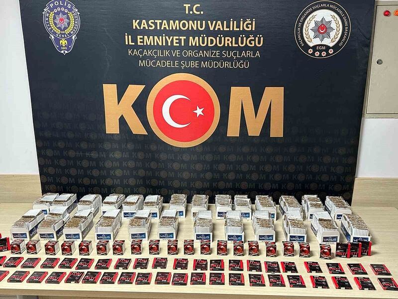 Kastamonu’da çok sayıda makaran ve cinsel içerikli ürün ele geçirildi