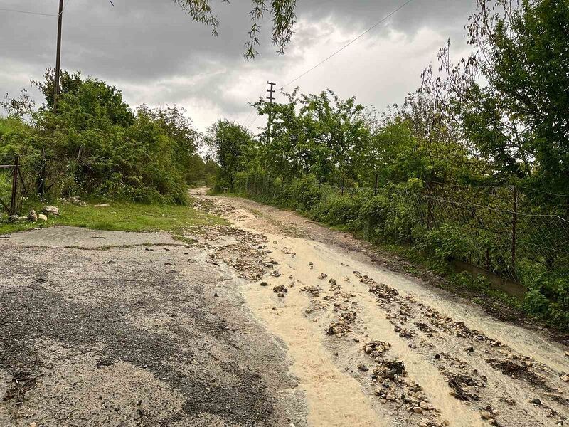 Kastamonu’da dolu yağışı etkili oldu