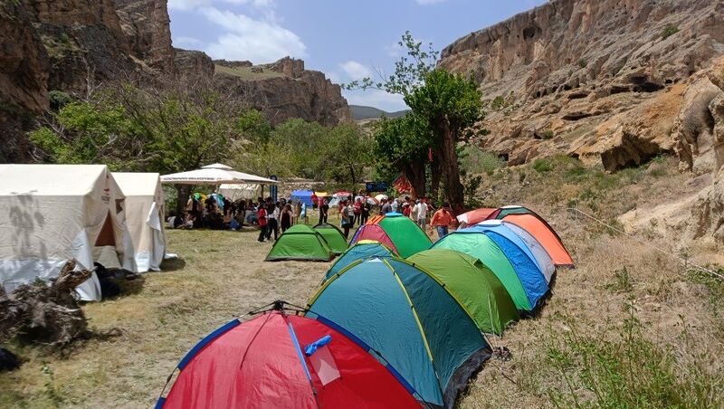 Kocasinan Gençlik Kulübü, kamp etkinliğiyle eşsiz bir gün yaşadı