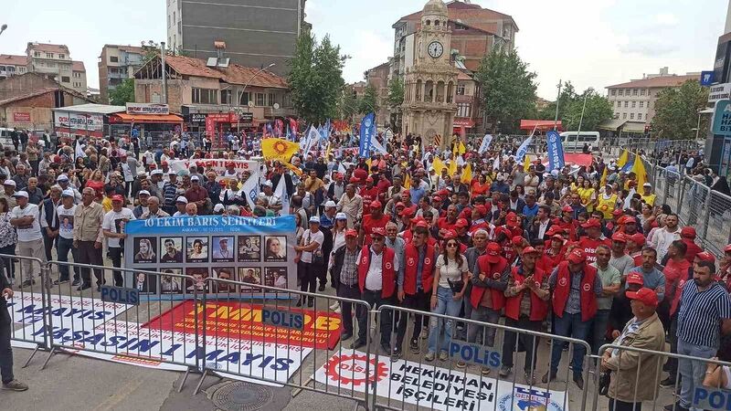 Malatya’da 1 Mayıs kutlandı