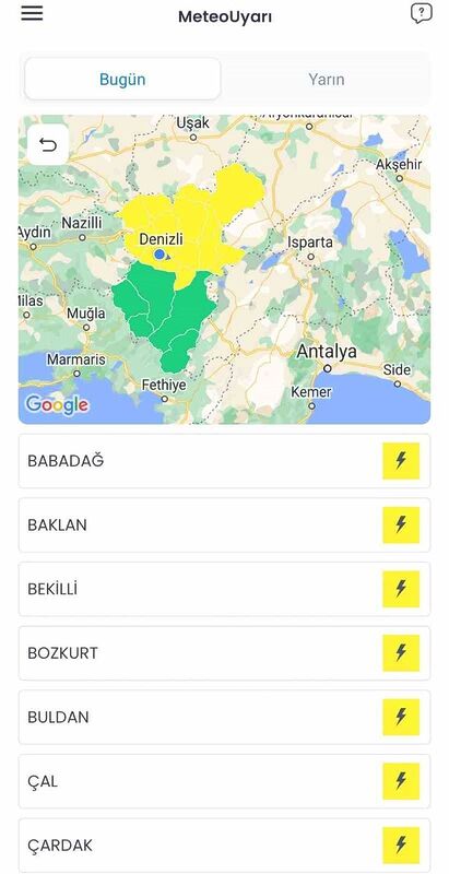 METEOROLOJİ GENEL MÜDÜRLÜĞÜ DENİZLİ’DE