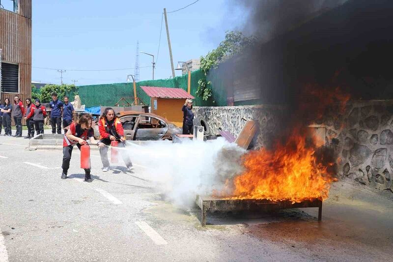 Ordu İtfaiyesi, geleceğin itfaiyecilerini yetiştiriyor