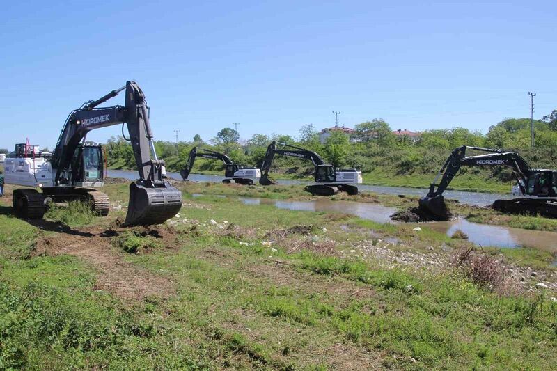 Ordu’nun derelerinde sel ve su baskınlarına karşı ıslah çalışması başlatıldı