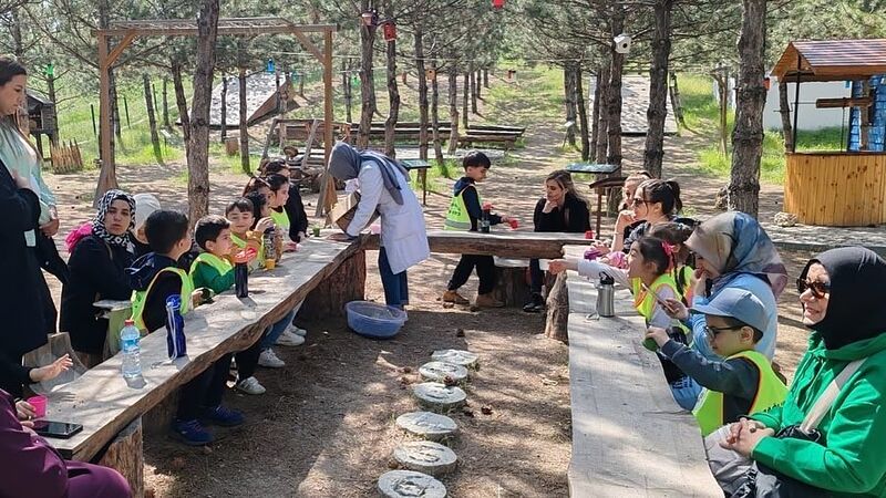 Pursaklar’ın endemik vadisi neşe dolu eğitim dolu