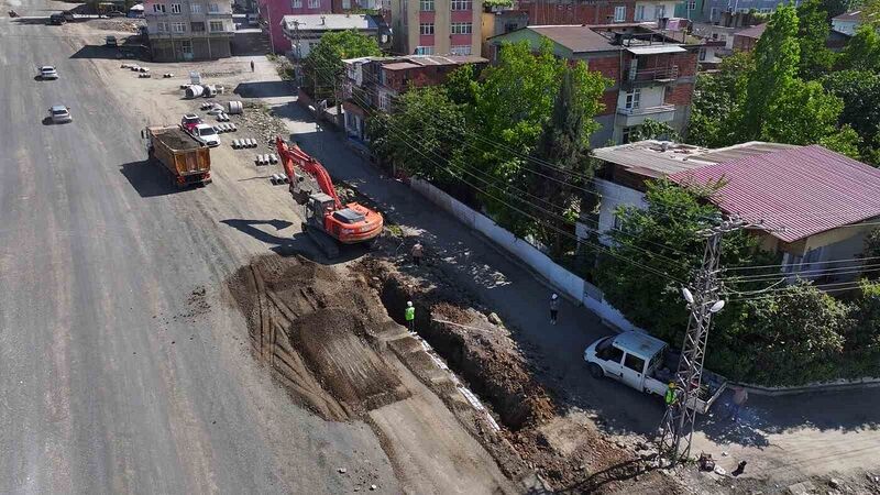 SASKİ’den Canik’e yağmur suyu hattı