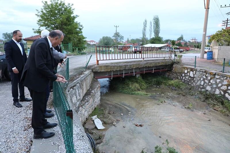 ÇORUM’DA ETKİLİ OLAN SAĞANAK