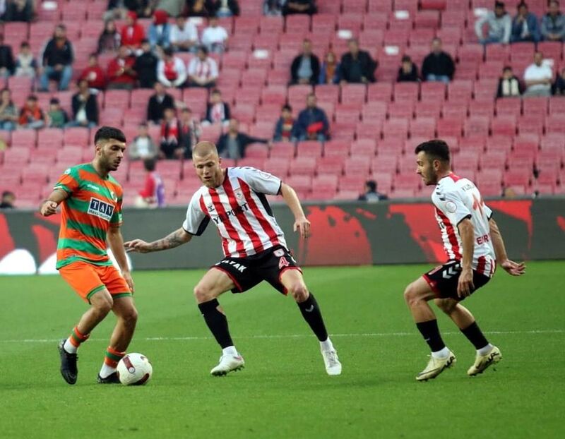 Trendyol Süper Lig: Samsunspor: 0 – Alanyaspor: 1 (İlk yarı)