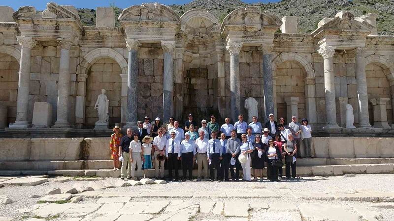 AB büyükelçileri Sagalassos Antik Kenti’nde bir araya geldi