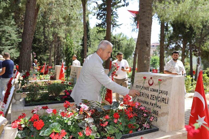 ALANYA BELEDİYE BAŞKANI OSMAN TARIK ÖZÇELİK, KURBAN BAYRAMI’NIN İLK GÜNÜNDE