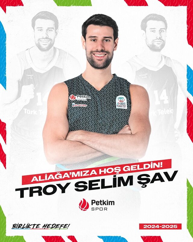 Aliağa Petkimspor, Troy Selim Şav’ı kadrosuna kattı