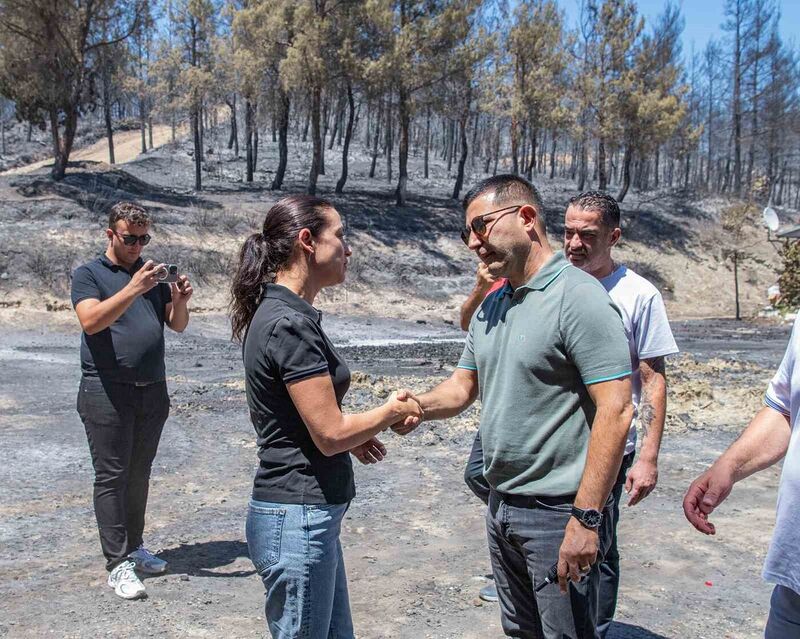 BAŞKAN ÖMER GÜNEL YANGIN