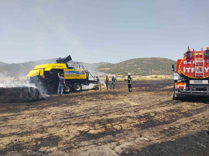 BURDUR'UN BUCAK İLÇESİNDE TARLADA