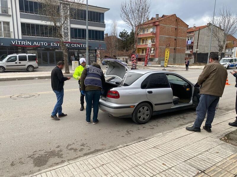 ÇORUM'DA POLİS EKİPLERİNCE GERÇEKLEŞTİRİLEN