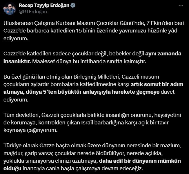 CUMHURBAŞKANI RECEP TAYYİP ERDOĞAN,