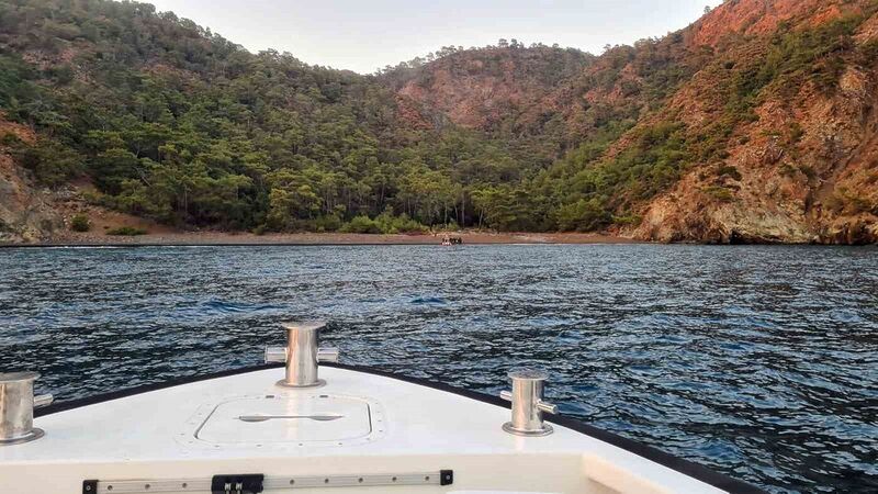 MUĞLA’NIN FETHİYE İLÇESİNDE KARADAN