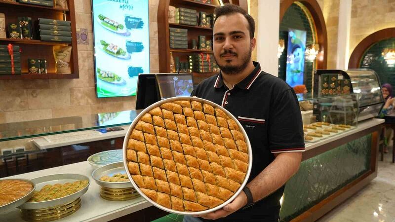 GAZİANTEP’TE BAYRAM ÖNCESİNDE BAKLAVA