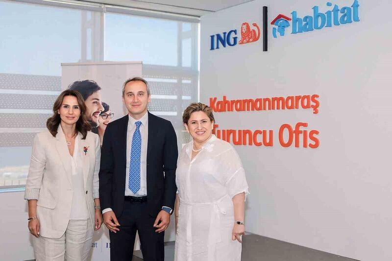 ING Türkiye, Habitat Derneği ve KAGİDER iş birliği ile Kahramanmaraş’ın yeniden kalkınmasına destek