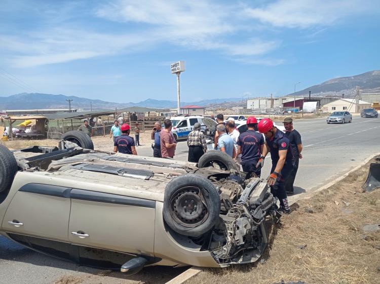 Kahramanmaraş’ta meydana gelen trafik kazasında bir kişi yaralandı