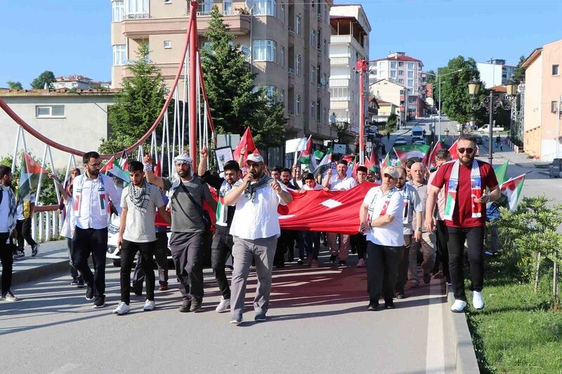 KAVAK’TA ÖZGÜR FİLİSTİN YÜRÜYÜŞÜ.