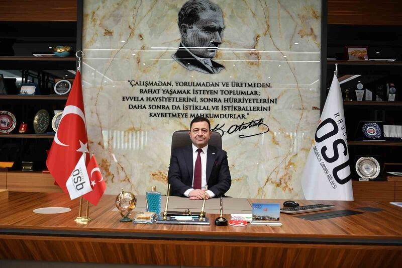 Kayseri OSB Başkanı Yalçın: “İhracatımızdaki artış sevindiricidir”