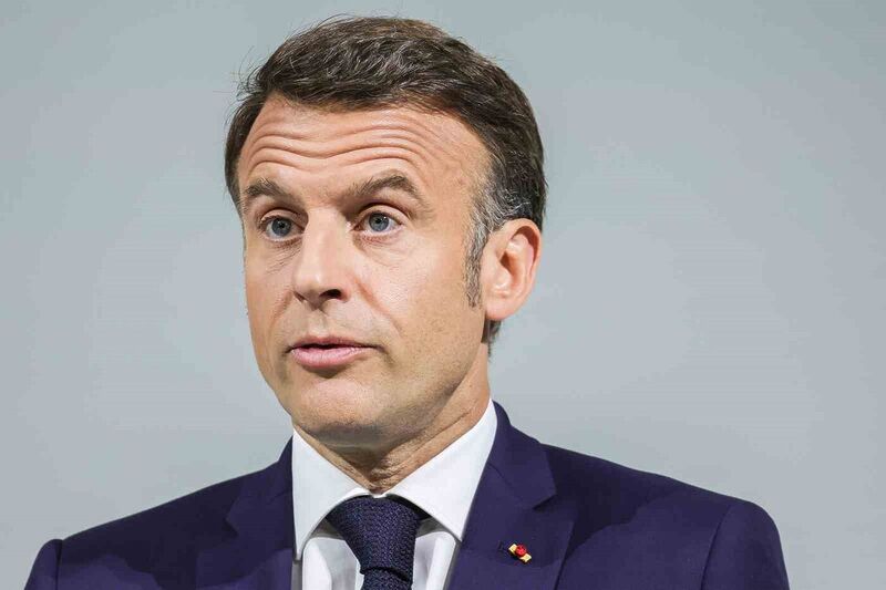 FRANSA CUMHURBAŞKANI EMMANUEL MACRON,