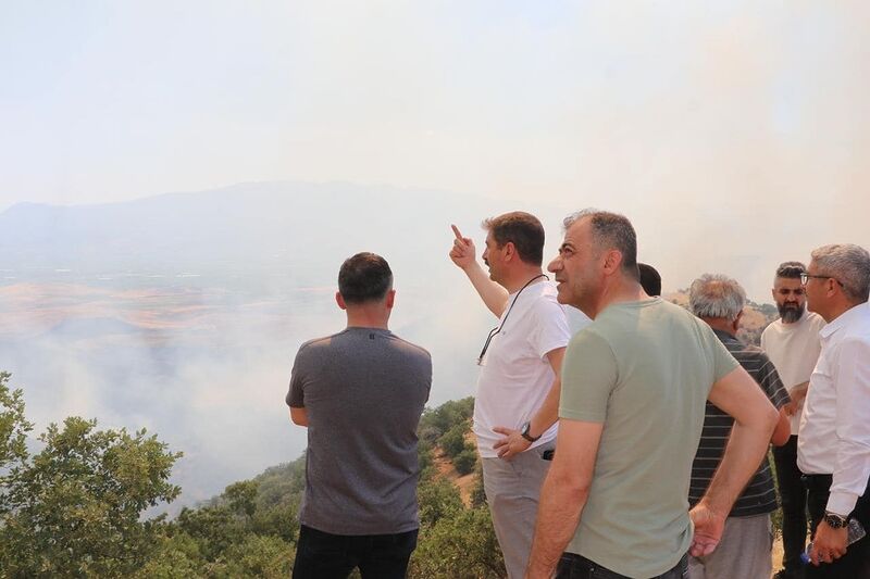 Manisa’daki yangında 5 bin dönümlük alan küle döndü