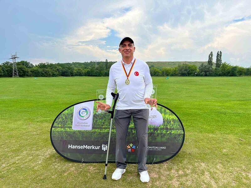 Milli golfçü Mehmet Kazan, Almanya’da şampiyon oldu