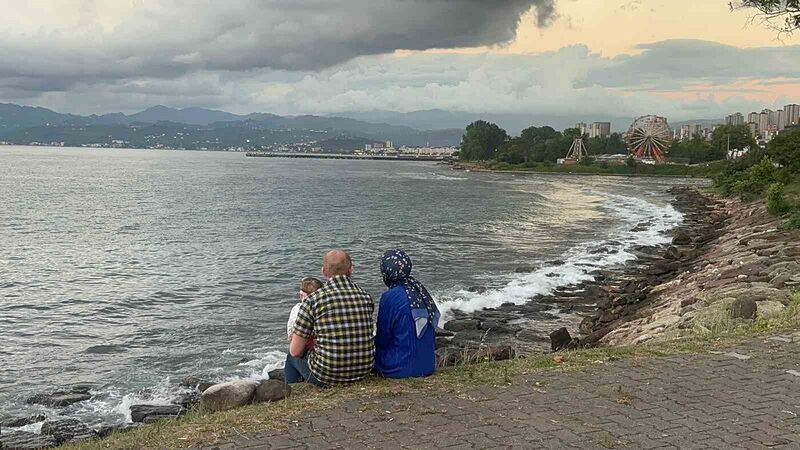 ORDU’DA DENİZ ÜZERİNDE HORTUM