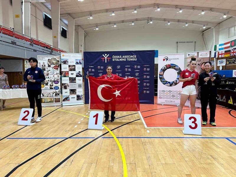 Özel sporcu Ebru Acer’den Altın Madalya!