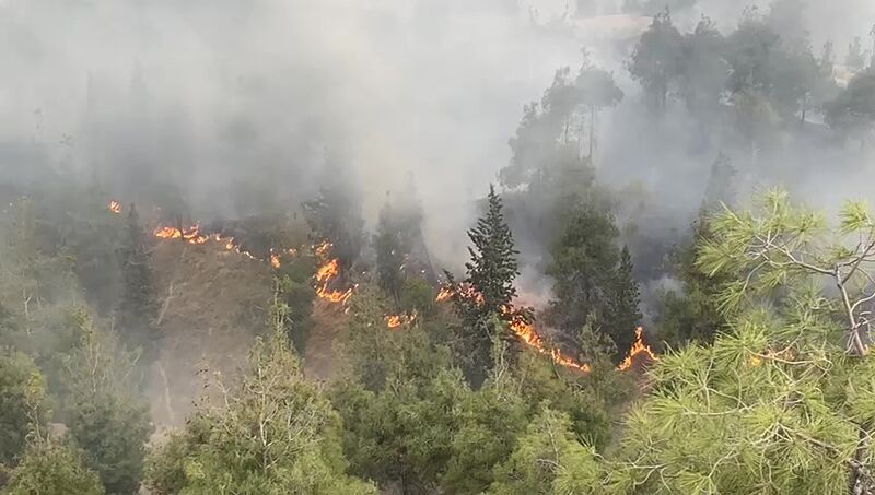 DENİZLİ’NİN PAMUKKALE İLÇESİNDE ÇIKAN