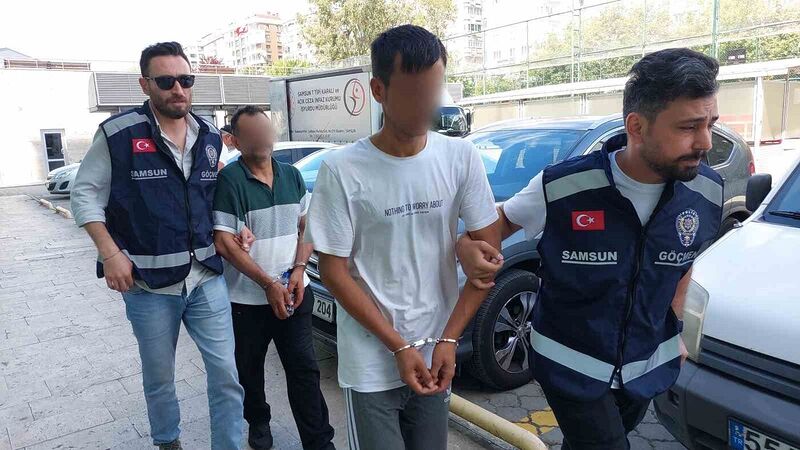 SAMSUN'DA GÖÇMEN KAÇAKÇISI OPERASYONUNDA