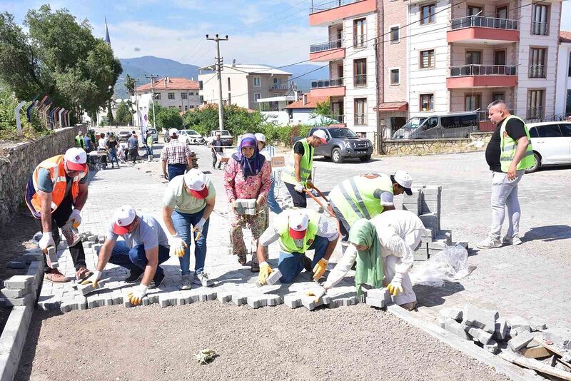 BALIKESİR’İN SINDIRGI İLÇESİNDE İMECE