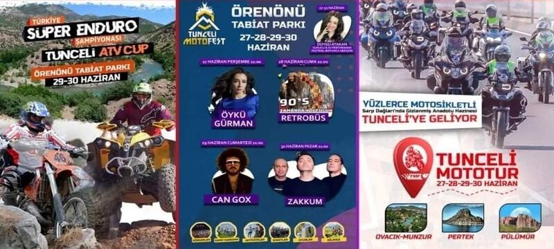 TUNCELİ’DE DÜZENLENECEK OLAN MOTOFEST