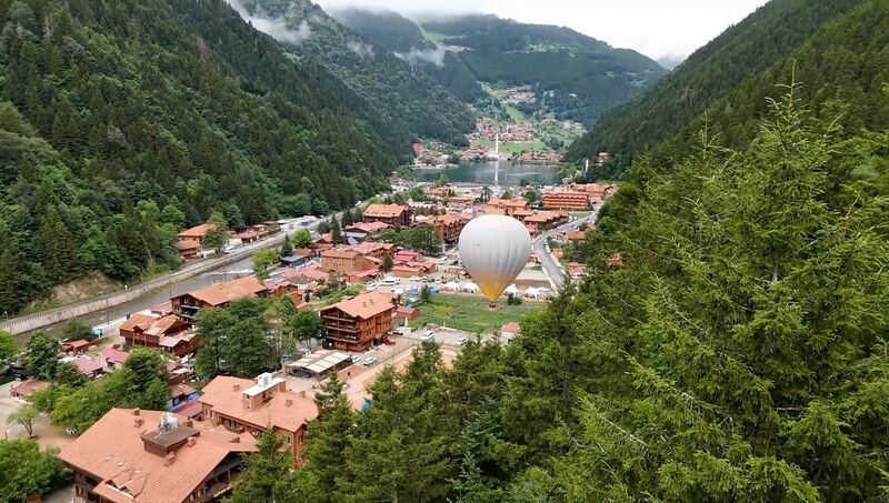 Uzungöl’ü balondan izleyecekler